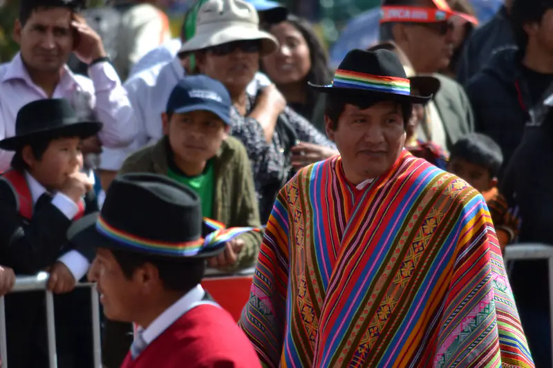 compras em Lima - poncho